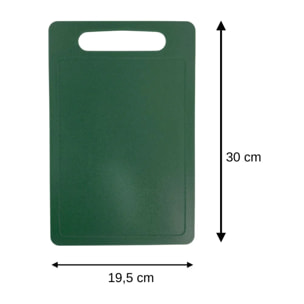 Petite planche à découper en plastique vert Fackelmann Ocean