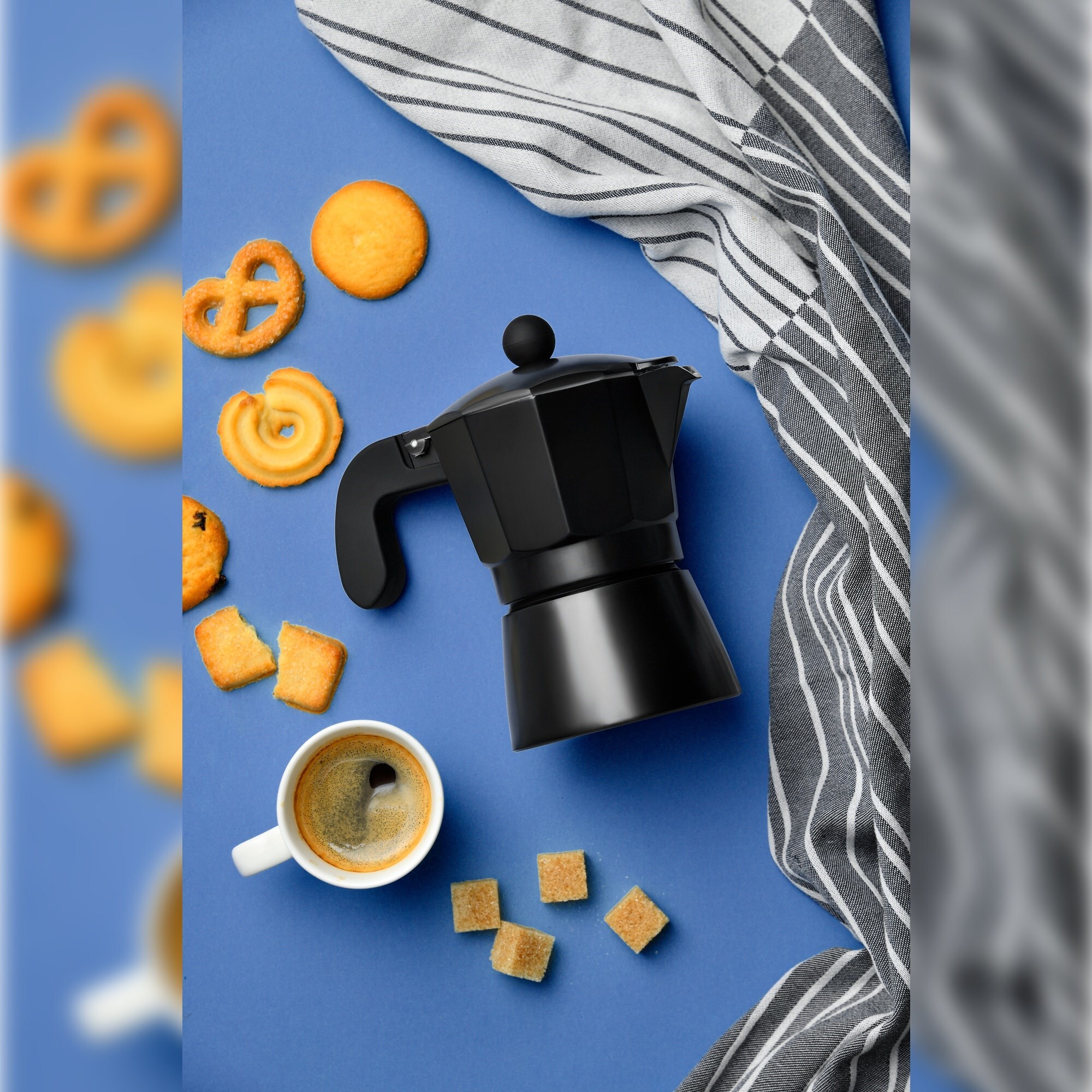 Cafetera de aluminio florencia black