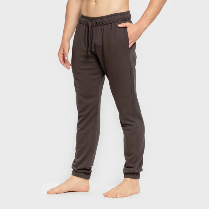 Pantalón largo básico deportivo gris marengo