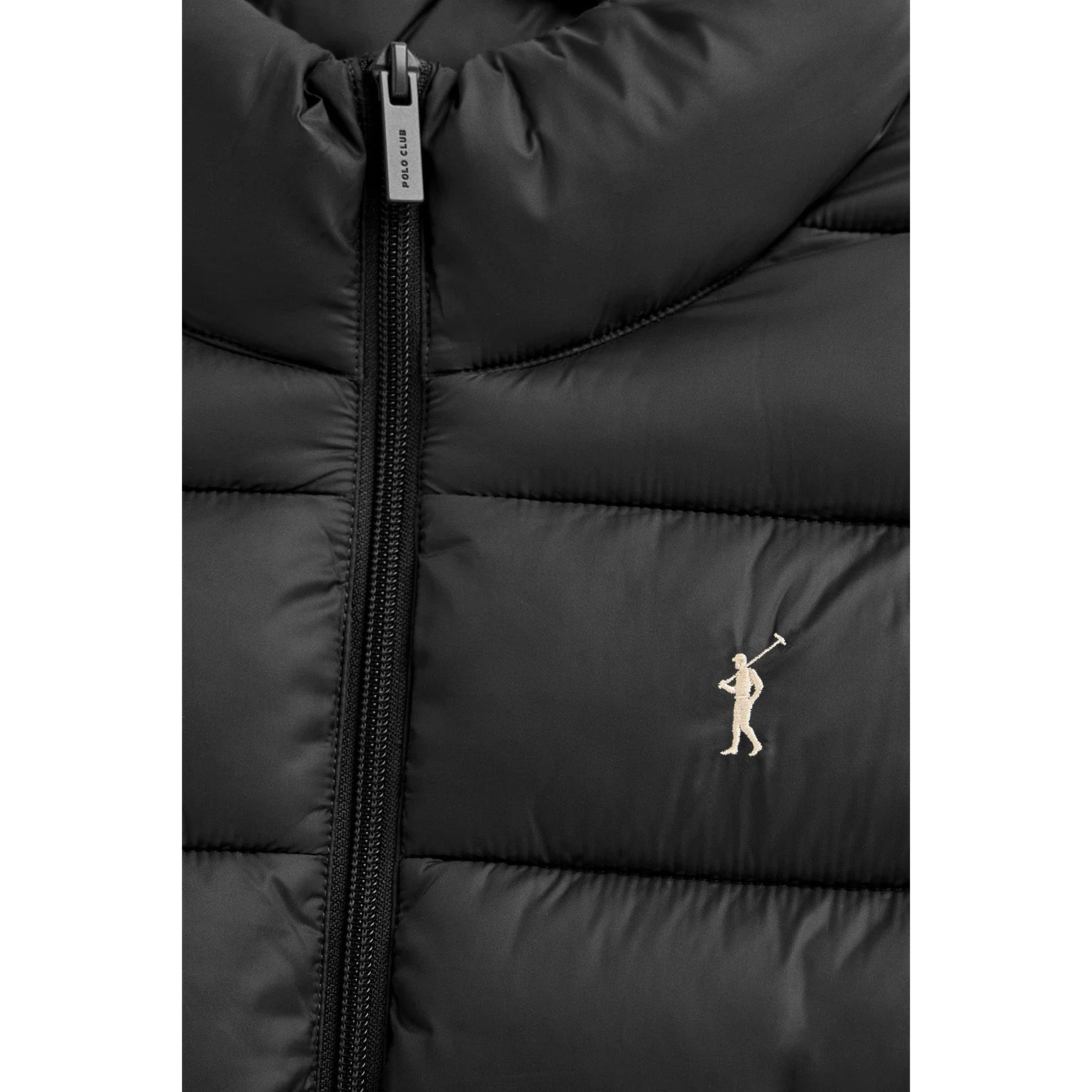 Chaqueta Salma Embroidery negro con logo Rigby Go