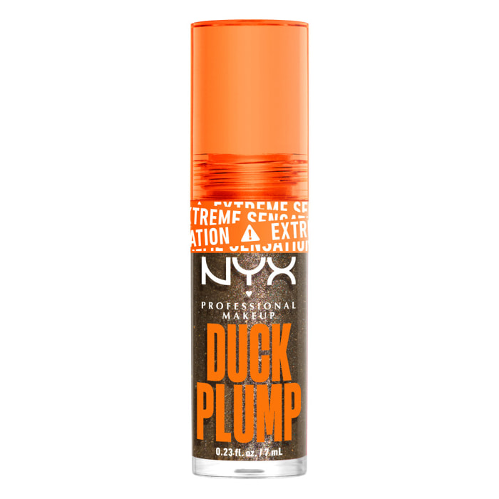 NYX Professional Makeup Gloss Duck Plump repulpant et pailleté Onyx-Pected