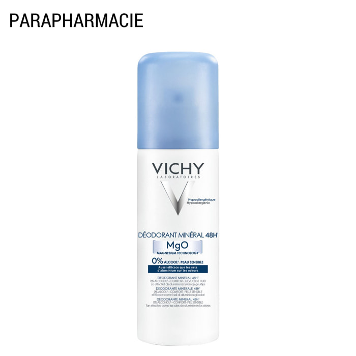 Déodorant Minéral 48h - Spray Peaux Sensibles 125 ml