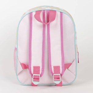 Mochila 3d infantil de peppa pig unisex niños, rosa, pequeña