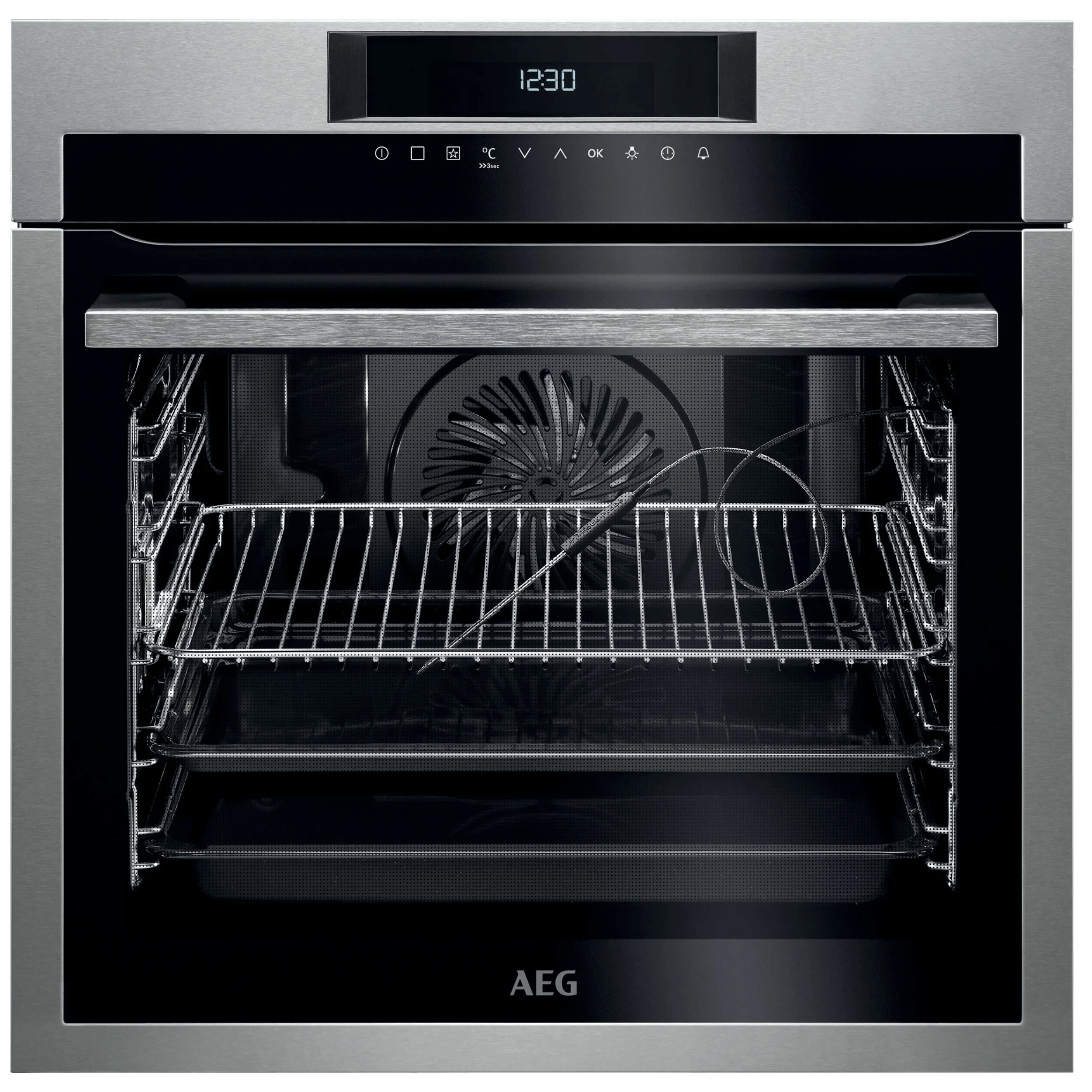 AEG Horno multifunción Serie 7000 SenseCook con Display LCD BPE642120M