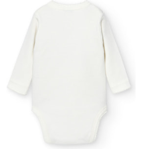 Body cruzado bebé manga larga algodón