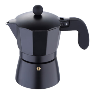 Cafetera de aluminio florencia black