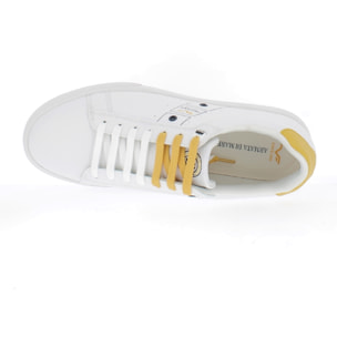 Armata di Mare Scarpe Uomo Court Sneakers Casual con Soletta Rimovibile in Memory Foam AMU S24M530 Off White Yellow