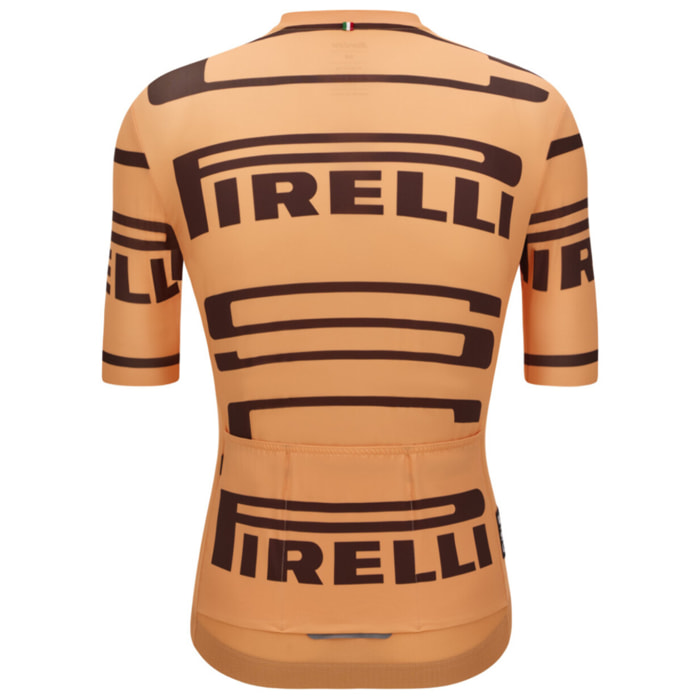 Pirelli - Maillot Unisex - Naranja Fluo - Unisex