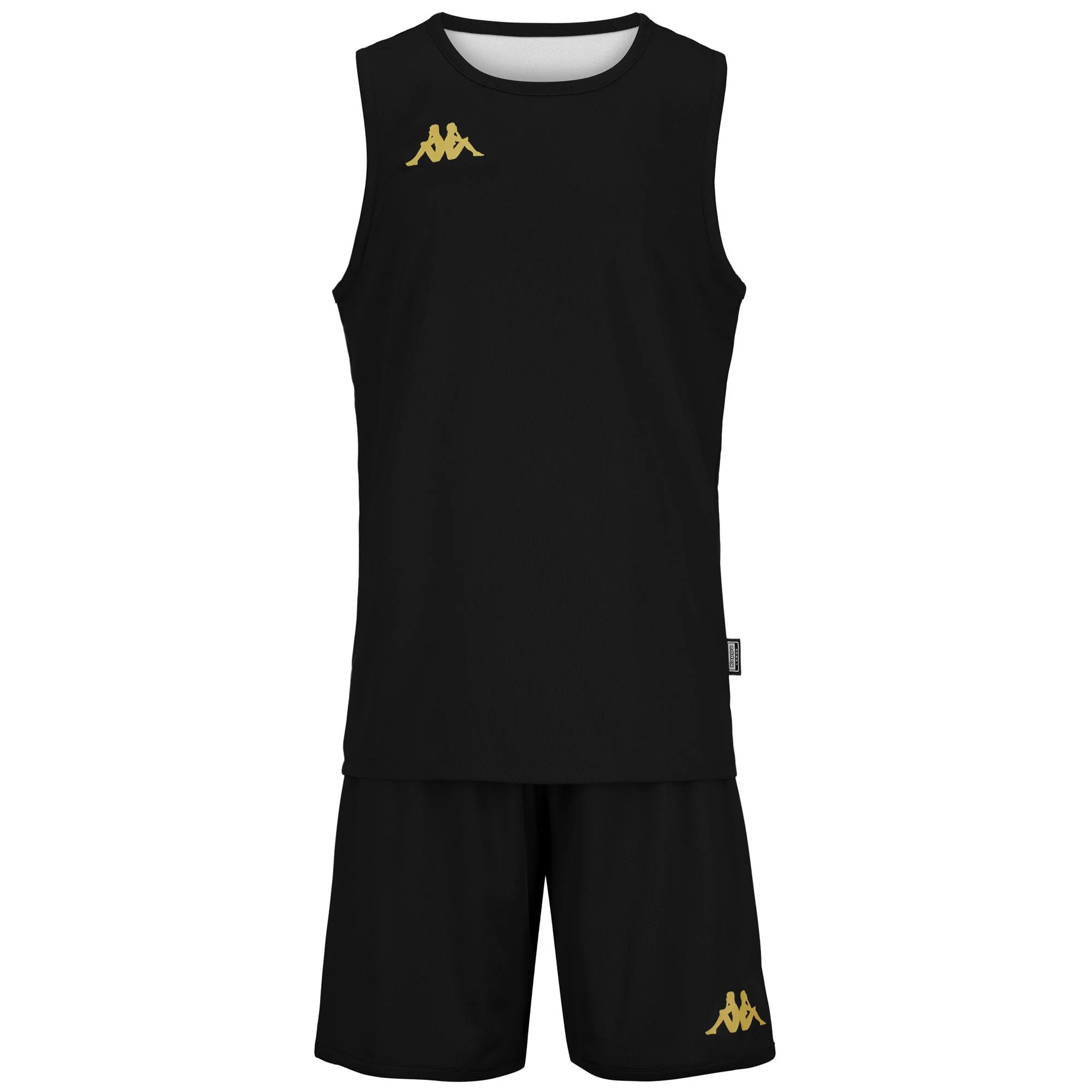 Kappa - Conjuntos Niño Negro - Kappa4Basket Dancosi