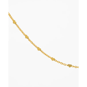 Collar de mujer con corazones.