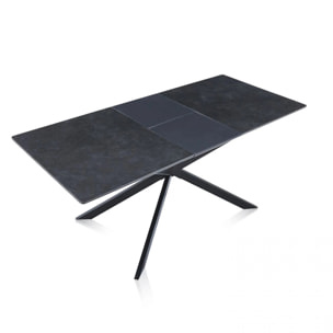 Mesa de comedor extensible Onix Negro