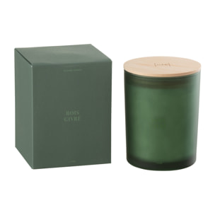 J-Line bougie parfumée Accords Essentiels - Bois Givré - vert - 52H