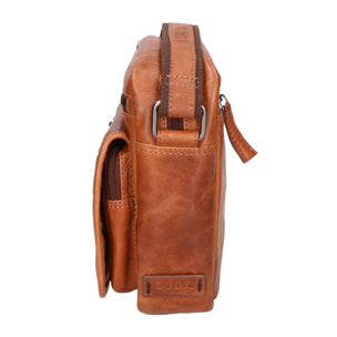 Borsa a tracolla unisex In Vera pelle Made in India 18x19x10 cm