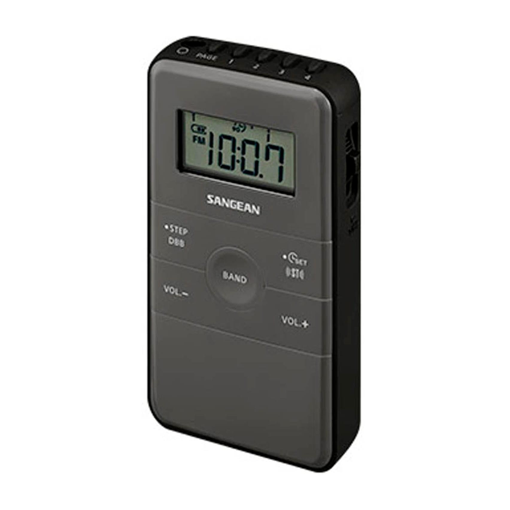 SANGEAN DT-140 NEGRO RADIO DE BOLSILLO FM AM BATERÍA RECARGABLE