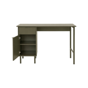 Bureau décor bois et métal 1 tiroir 1 porte ELLIE