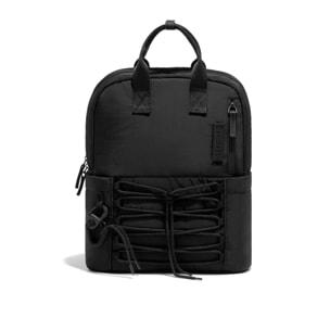 Mochila Multicompartimento  Nylon Negra