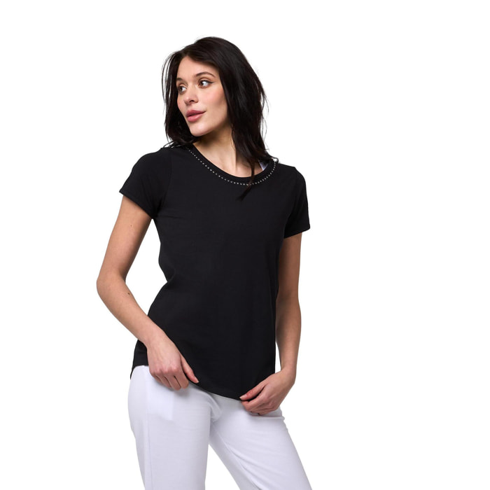 T-shirt da donna a maniche corte Be Glam