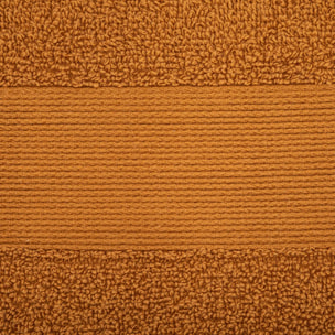 Serviette de toilette "Praia" 30x50cm marron canelle