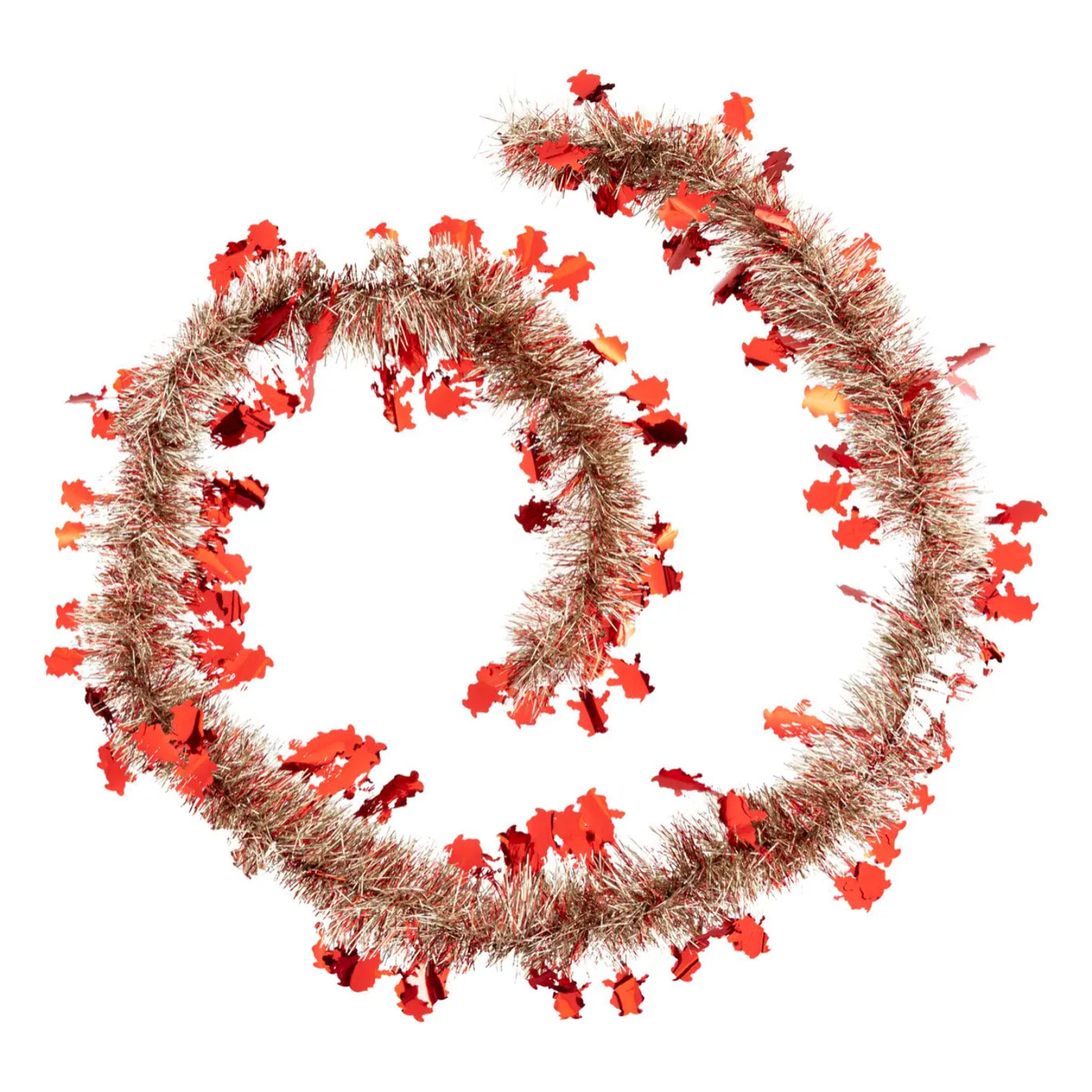 Guirlande de noël emboîté père noël 125 x 6 x 3 m soir noël