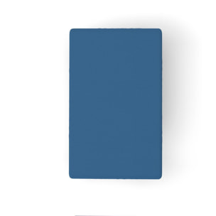 Sábana bajera para cama en color azul rainbow benetton