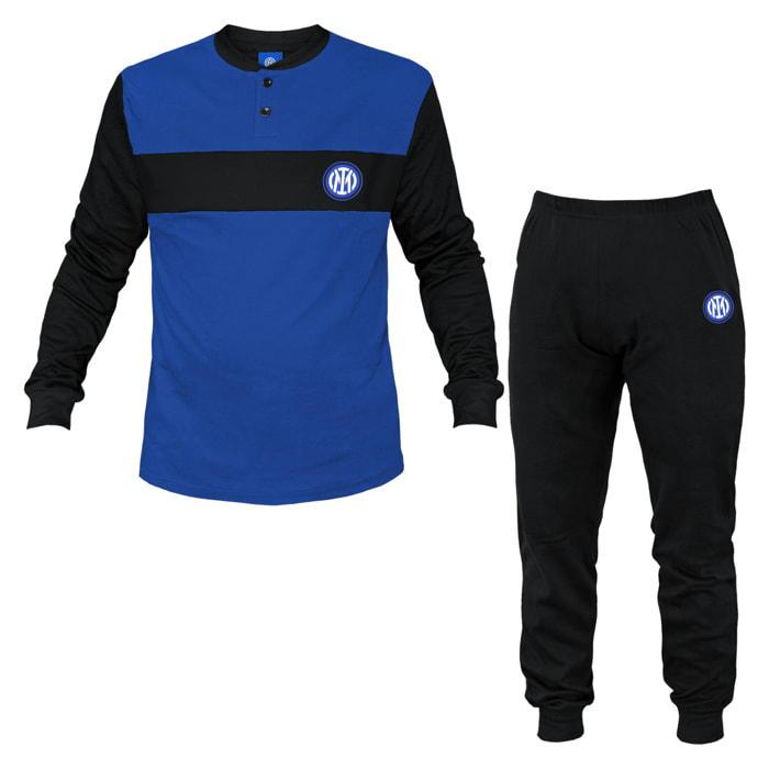 Pigiama Ragazzo INTER Prodotto Ufficiale Cotone Interlock Art.1145