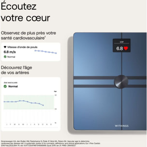 Pèse personne connecté WITHINGS Body Comp Noir