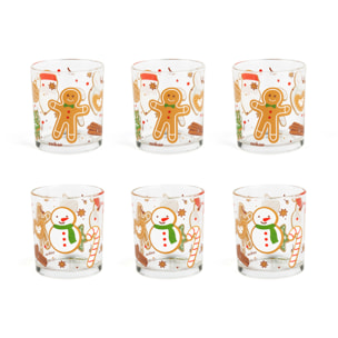 Set de 6 Verres Excelsa - Wonderful Ginger, Verre Multicolore