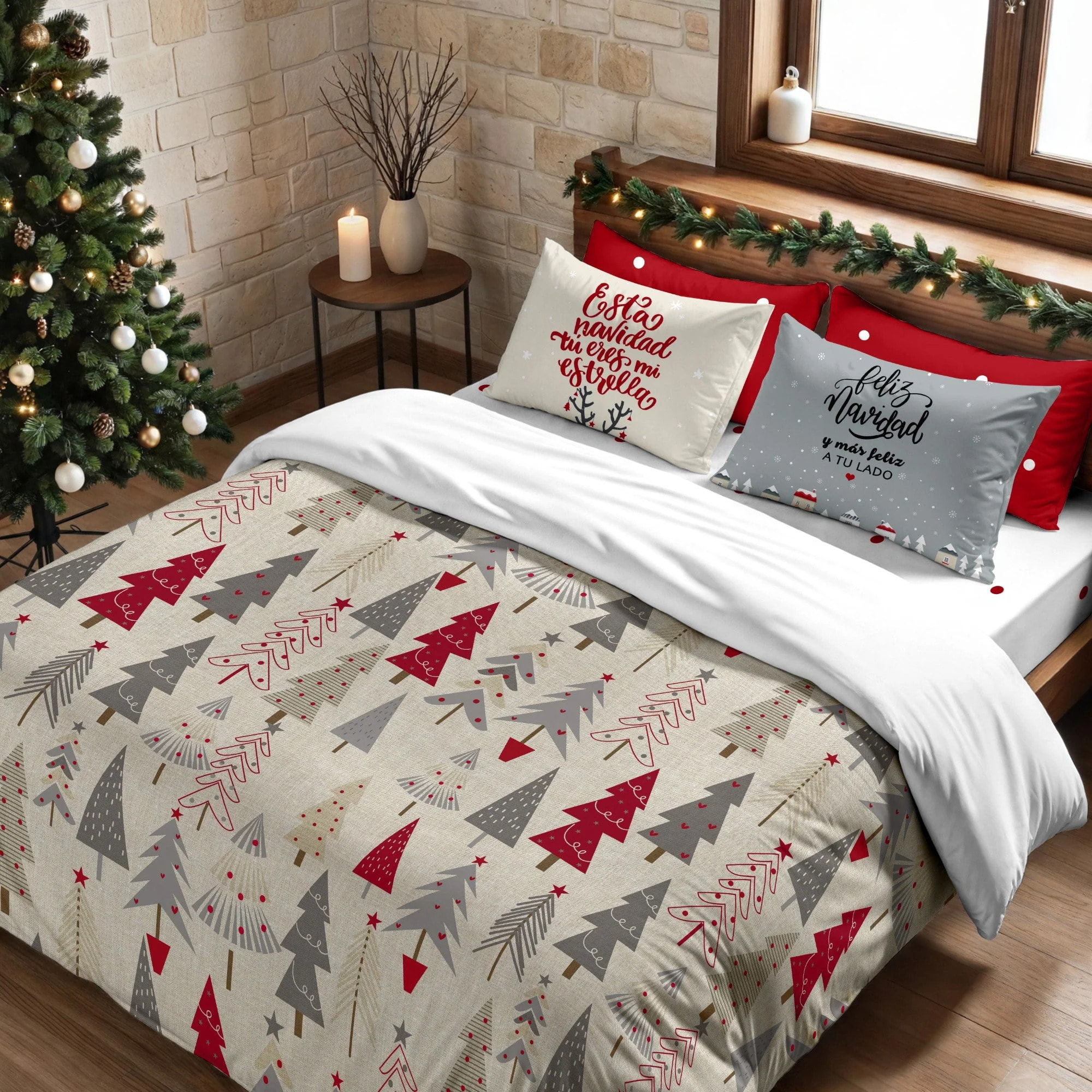 Housse de couette avec clics 100 algodon Laponia 6