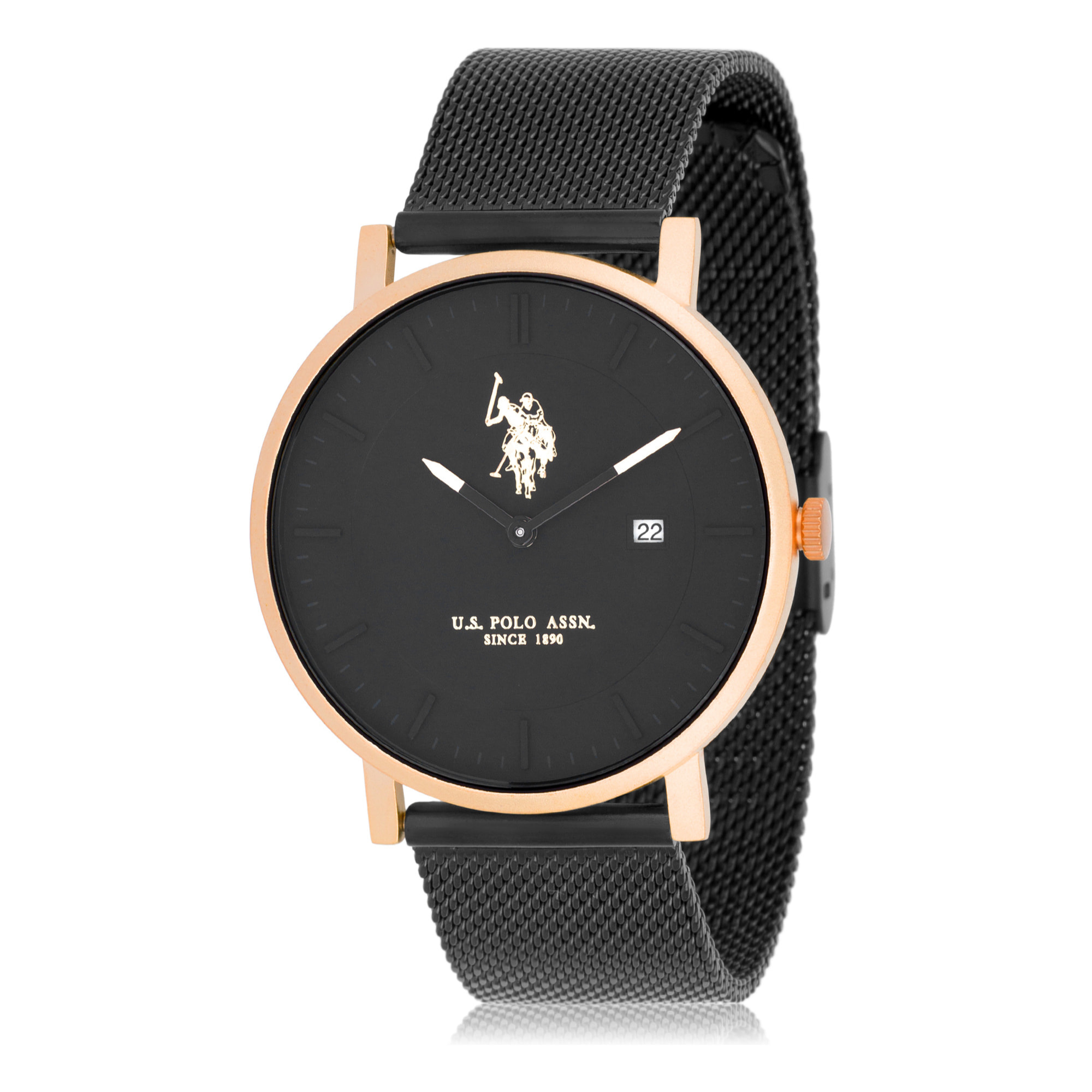 Orologio U.S. Polo Assn. con maglia milanese