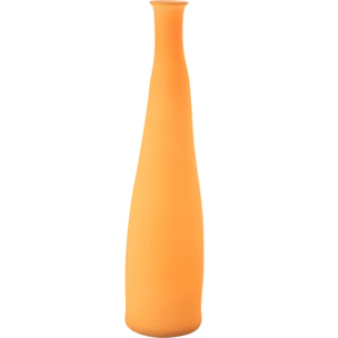 J-Line Vase Bottle Glass Neon Orange Small