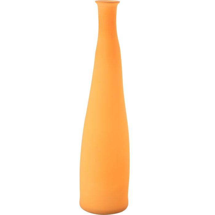 J-Line vase Bouteille - verre - orange - small
