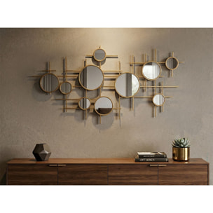 SPECCHIO GLOXY CM 117X4,5X61 (MISURA SPECCHIO CM Ø 18-13-8)