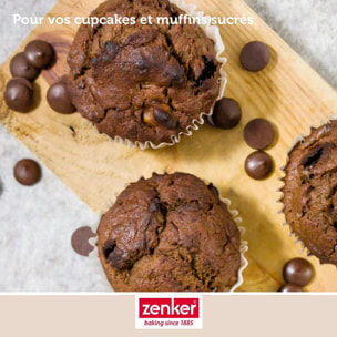 Lot de 100 moules à muffins en papier 5 cm Zenker Smart Pastry