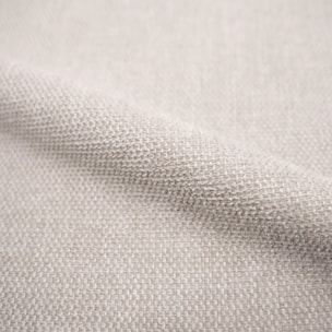 Lot de 2 chaises en bois et tissu beige - Keno