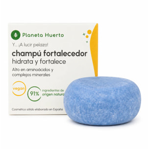 Champú sólido Fortalecedor con Aminoácidos Planeta Huerto 85 g