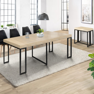 Consoles-tables à manger extensibles Memphis - Bois / Noir