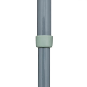 Balai télescopique microfibre gris H120cm