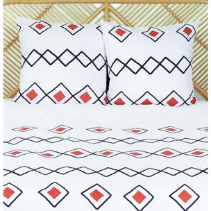 Parure De Couette 3pcs 100%microfibre 72 Gsm Zest