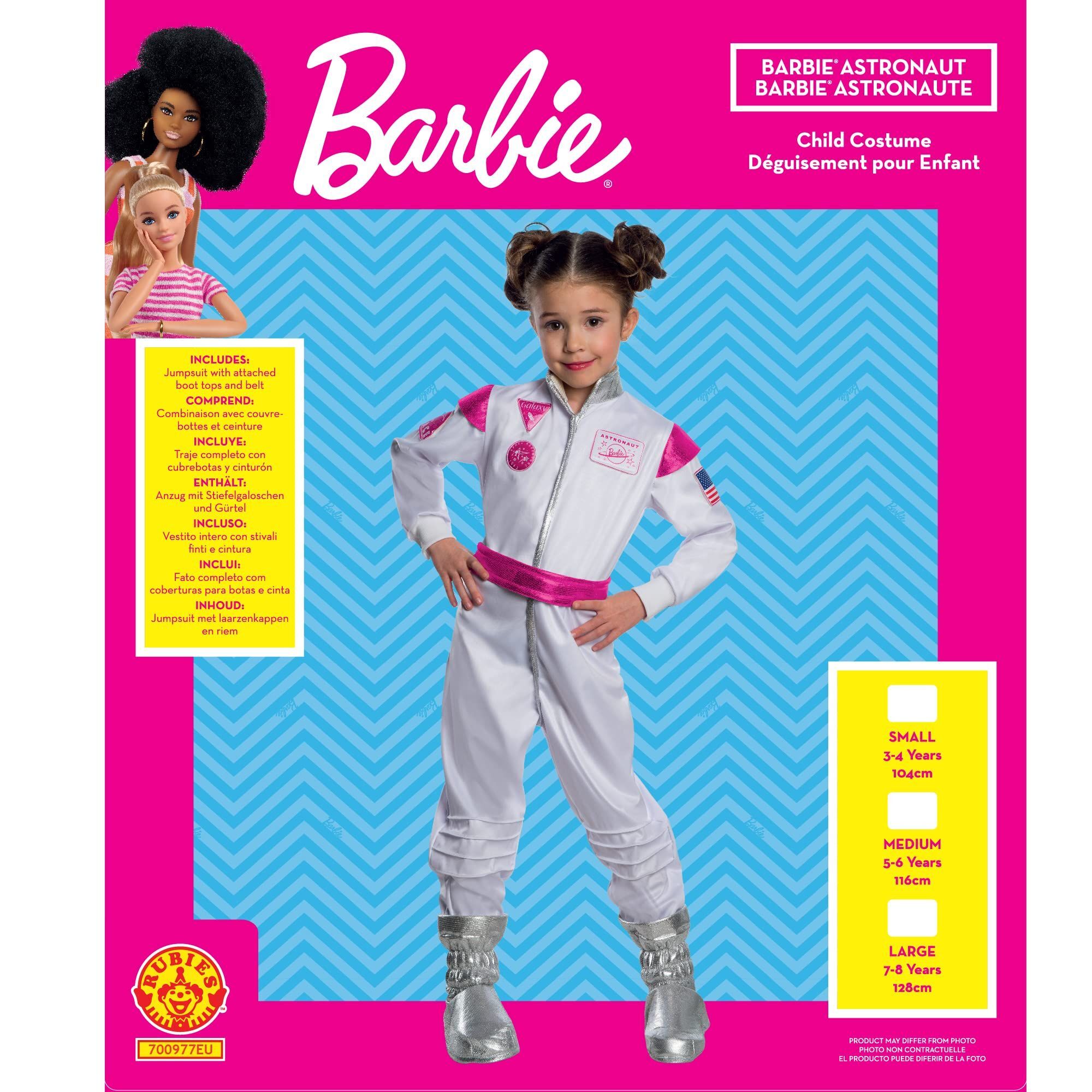 DISFRAZ BARBIE ASTRONAUTA INF