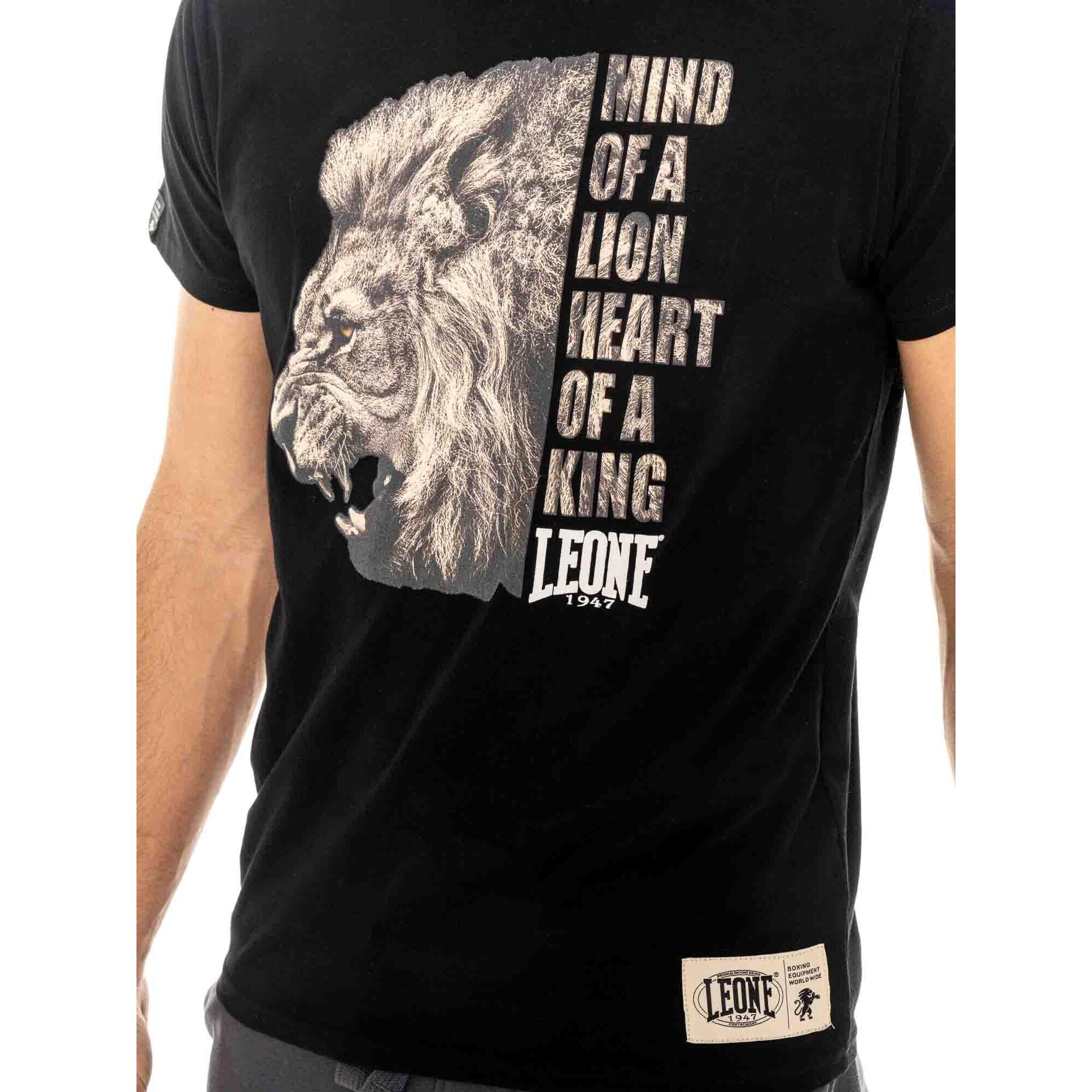T-shirt uomo a manica corta in cotone, stampa Leone 1947 Graphics