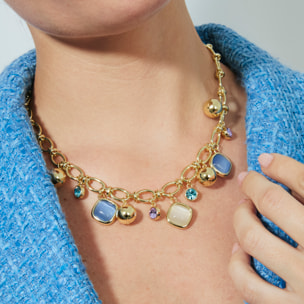 Collar Mankao acabado oro amarillo 18k