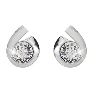 Pendientes Solitaire adornado con cristales de Swarovski