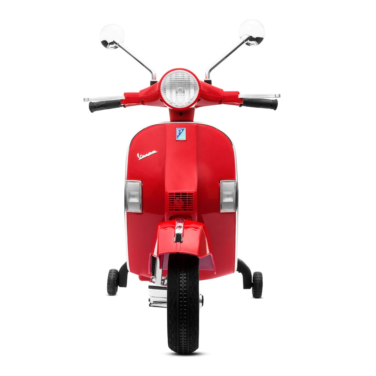 Moto eléctrica niños VESPA RED moto de bateria infantil 6V +3 años