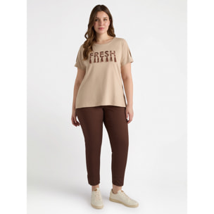Fiorella Rubino - Pantalones modelo Nueva York - Marrón