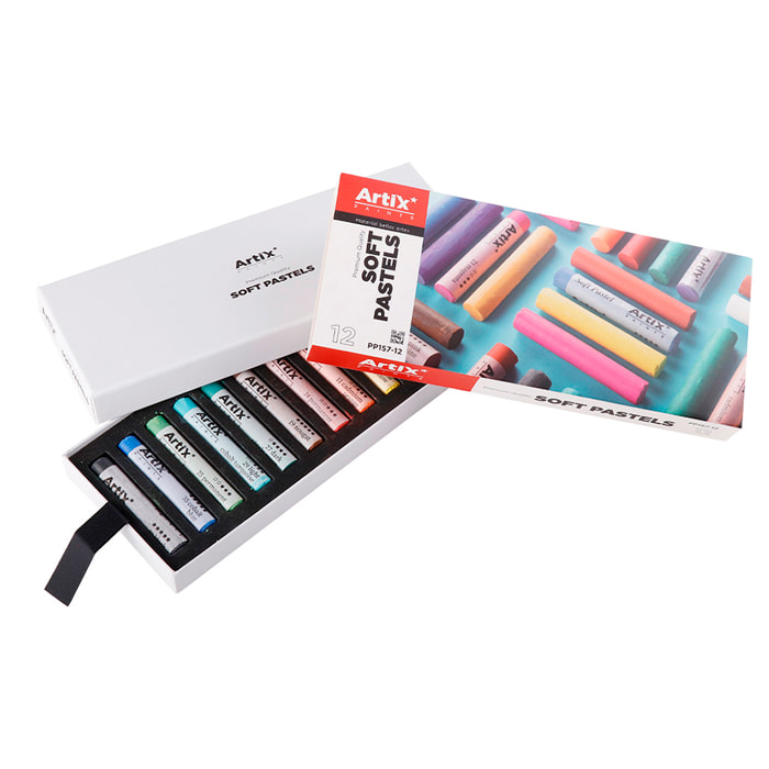PINTURA PASTEL REDONDO 12 COLORES