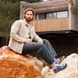 Zapatos N5435A MULTI MATERIAL CREAM/OROEL color Cream