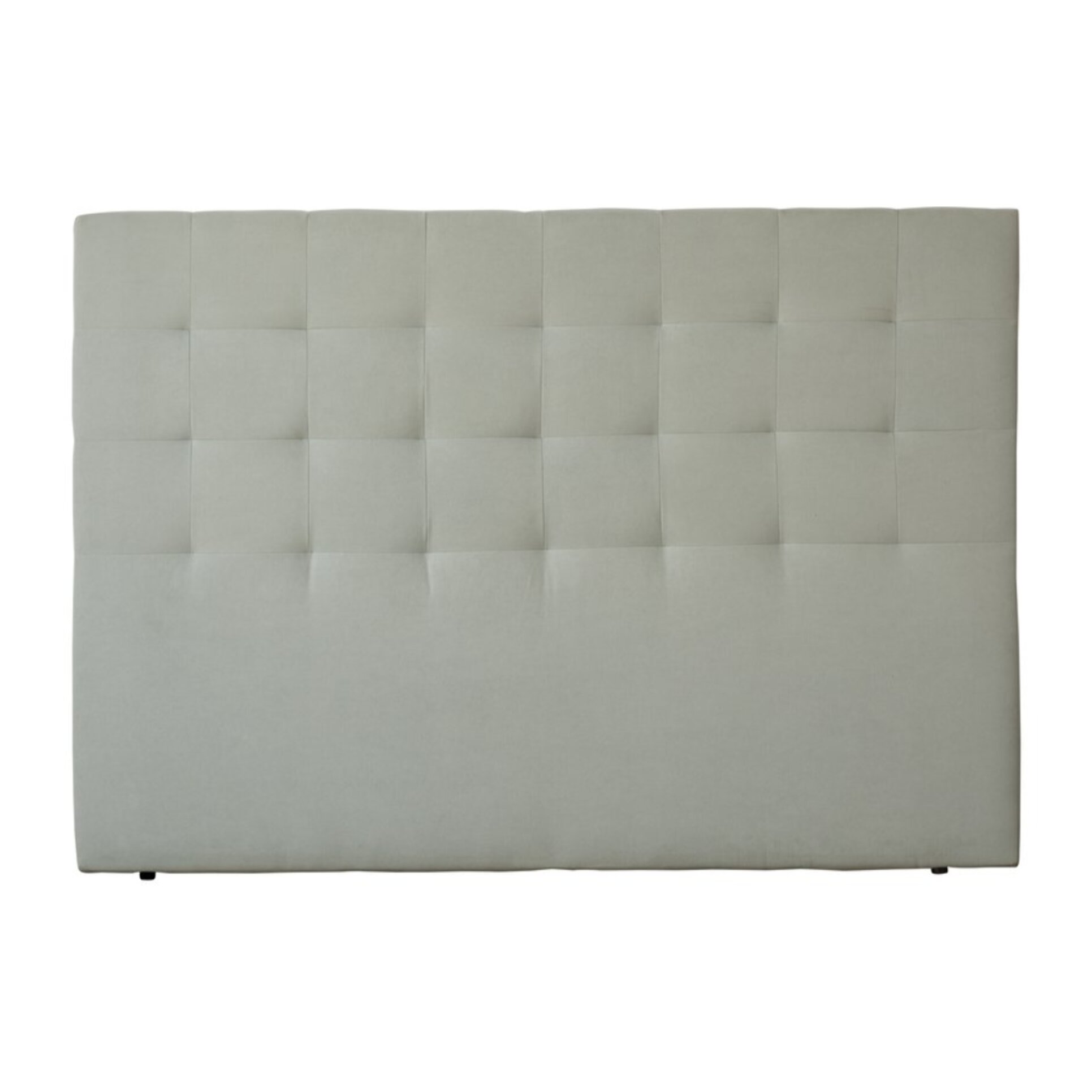 Tête de lit tapissée Neris -tableau de particules / mousse pu / textile-couleur bleu aigue-marine 165 x 120 x 6 cm