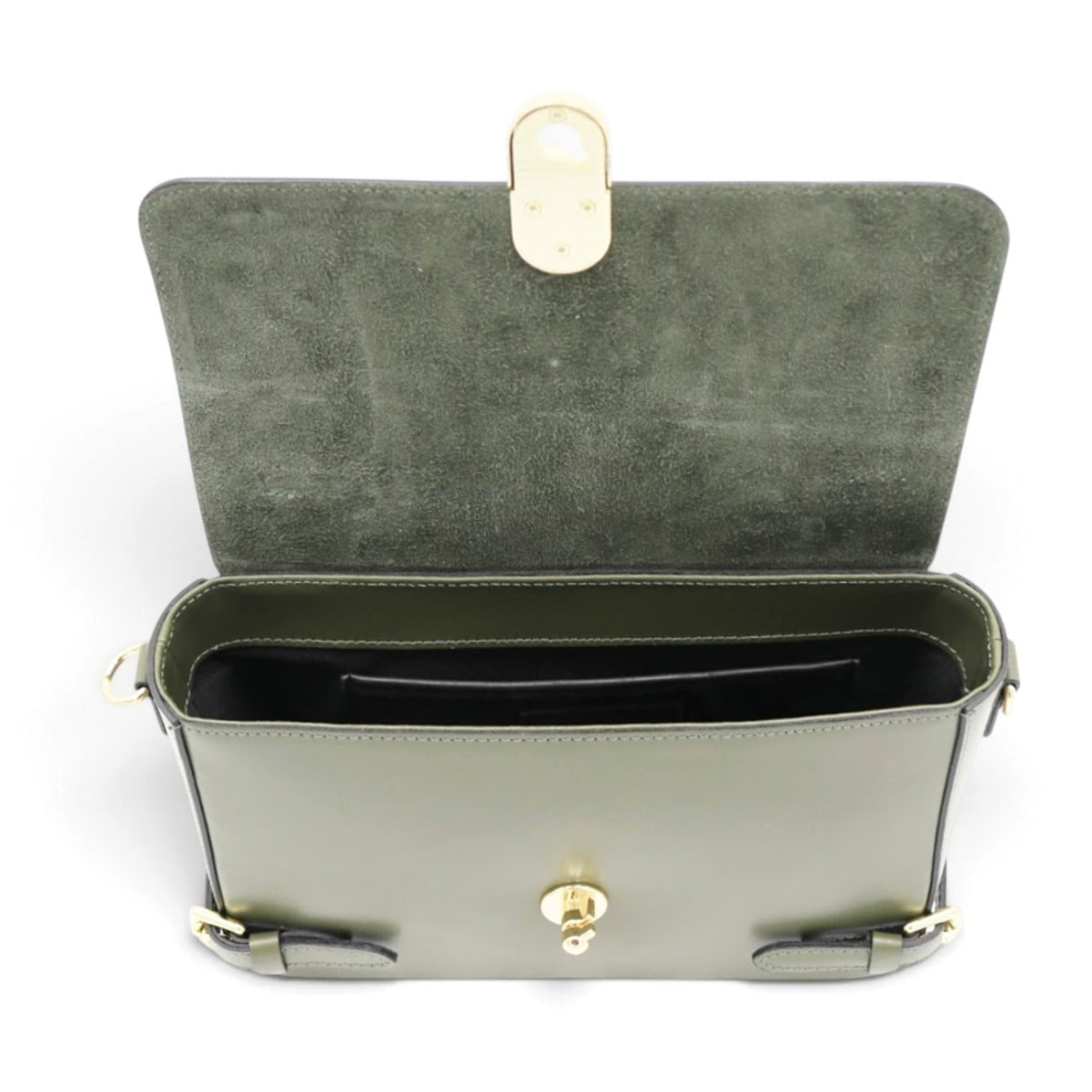 Borsa a Mano Cheval Firenze Anne Verde Oliva