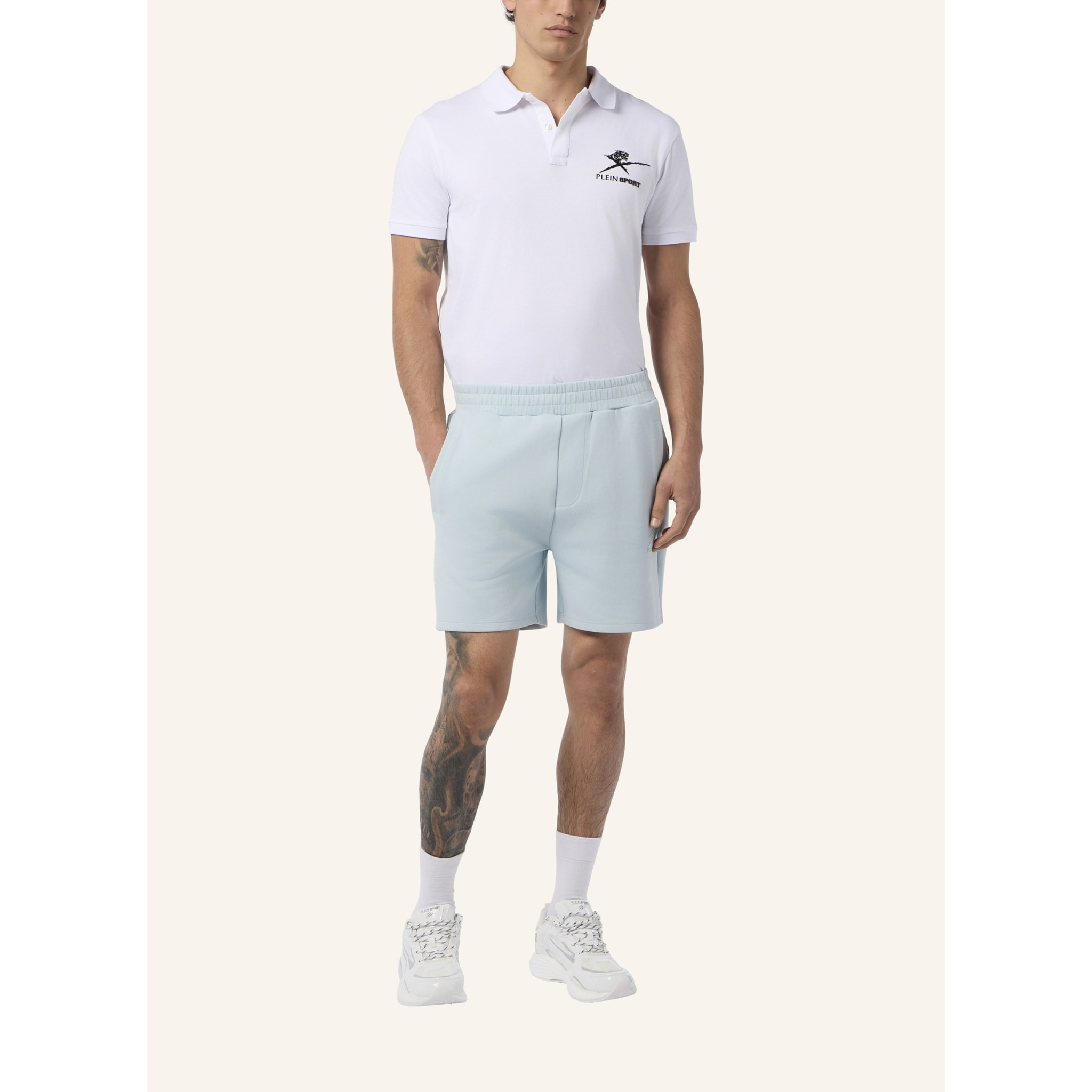 PLEIN SPORT Pique Jogging Shorts Icon