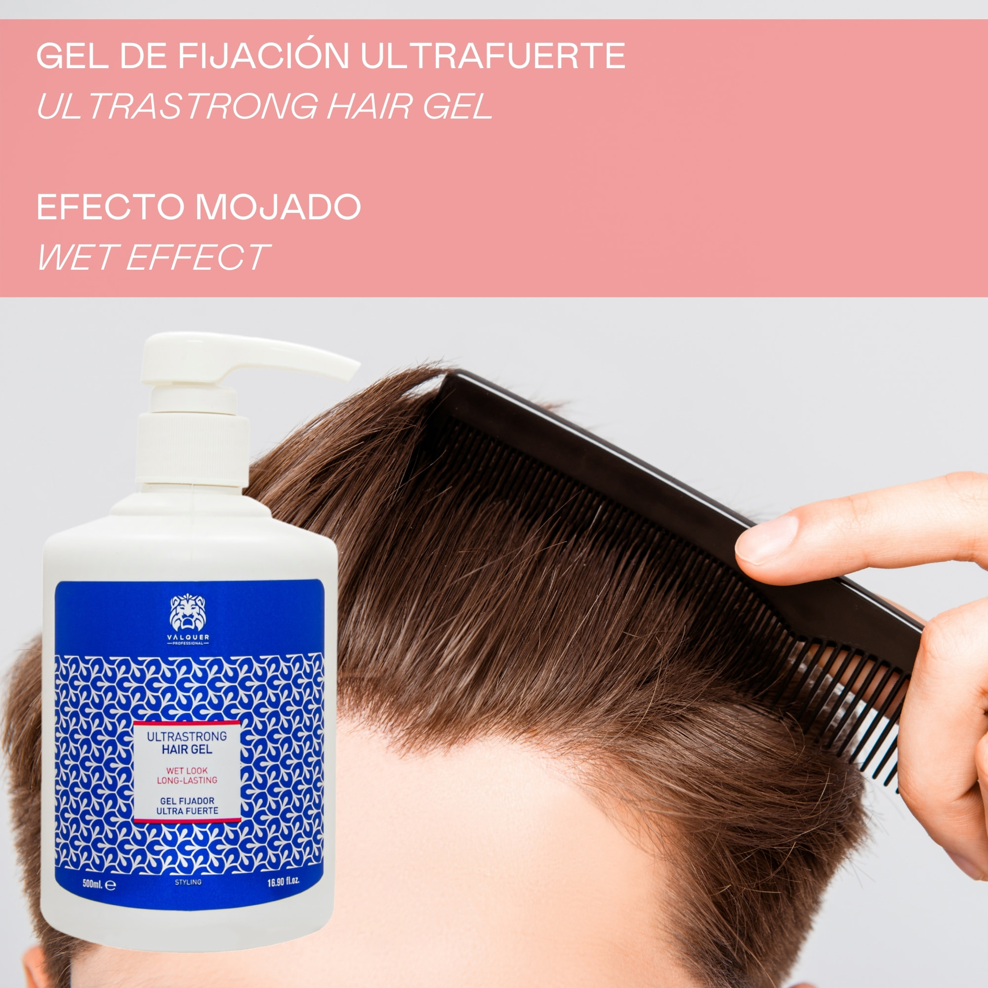 Valquer Gel capilar fijador ultrafuerte - 500 ml